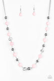 Weekend Getaway - Pink Necklace - Paparazzi Accessories Necklace Bedazzle Me Pretty Mobile Fashion Boutique