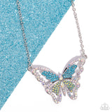 Weekend WINGS - Multi Necklace - Paparazzi Accessories Necklace Bedazzle Me Pretty Mobile Fashion Boutique