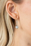 Welcome To The Big Leagues - Silver Necklace - Paparazzi Accessories Necklace Bedazzle Me Pretty Mobile Fashion Boutique