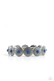 Welcome to the Color Wheel - Blue Bracelet - Paparazzi Accessories Bracelet Bedazzle Me Pretty Mobile Fashion Boutique