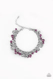 West Coast Wanderer - Purple Bracelet - Paparazzi Accessories Bracelet Bedazzle Me Pretty Mobile Fashion Boutique