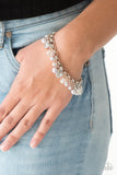 West Coast Wanderer - Silver Bracelet - Paparazzi Accessories Bracelet Bedazzle Me Pretty Mobile Fashion Boutique