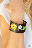 Western Eden - Yellow Bracelet - Paparazzi Accessories Bracelet Bedazzle Me Pretty Mobile Fashion Boutique