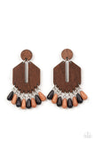 Western Retreat - Multi Post Earrings - Paparazzi Accessories Post Earrings Bedazzle Me Pretty Mobile Fashion Boutique