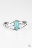 Western Wanderer - Blue Bracelet - Paparazzi Accessories Bracelet Bedazzle Me Pretty Mobile Fashion Boutique