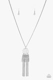 Western Wayward - Silver Necklace - Paparazzi Accessories Necklace Bedazzle Me Pretty Mobile Fashion Boutique