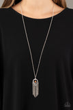 Western Weather - Orange Necklace - Paparazzi Accessories Necklace Bedazzle Me Pretty Mobile Fashion Boutique