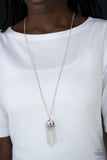 Western Weather - Pink Necklace - Paparazzi Accessories Necklace Bedazzle Me Pretty Mobile Fashion Boutique