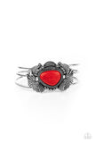 Western Wonderland - Red Bracelet - Paparazzi Accessories Bracelet Bedazzle Me Pretty Mobile Fashion Boutique