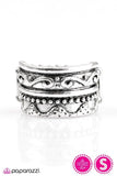 Westward Trail Ring - Silver Ring - Paparazzi Accessories Ring Bedazzle Me Pretty Mobile Fashion Boutique