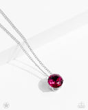 What a Gem - Pink Necklace - Paparazzi Accessories Necklace Bedazzle Me Pretty Mobile Fashion Boutique