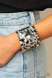 What are you waiting FAUX? - Silver Bracelet - Paparazzi Accessories Bracelet Bedazzle Me Pretty Mobile Fashion Boutique