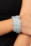 What Do You Pro-POSIES - Blue Bracelet - Paparazzi Accessories Bracelet Bedazzle Me Pretty Mobile Fashion Boutique