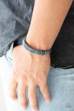 What Happens On The Road... - Gray Bracelet - Paparazzi Accessories Bracelet Bedazzle Me Pretty Mobile Fashion Boutique