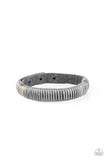 What Happens On The Road... - Gray Bracelet - Paparazzi Accessories Bracelet Bedazzle Me Pretty Mobile Fashion Boutique