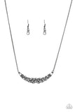 Whatever Floats Your YACHT - Black Necklace - Paparazzi Accessories Necklace Bedazzle Me Pretty Mobile Fashion Boutique
