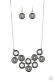 Whats Your Star Sign? - White Necklace - Paparazzi Accessories Necklace Bedazzle Me Pretty Mobile Fashion Boutique