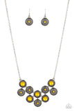 Whats Your Star Sign? - Yellow Necklace - Paparazzi Accessories Necklace Bedazzle Me Pretty Mobile Fashion Boutique
