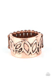 When You LEAF Expect It - Copper Ring - Paparazzi Accessories Ring Bedazzle Me Pretty Mobile Fashion Boutique
