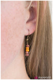 Where The Wild Things Are - Brown Necklace - Paparazzi Accessories Necklace Bedazzle Me Pretty Mobile Fashion Boutique