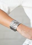 Where Theres a QUILL, Theres a Way Bracelet - Paparazzi Accessories Bracelet Bedazzle Me Pretty Mobile Fashion Boutique