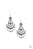 Wheres The Limo? - Silver Earrings - Paparazzi Accessories Earrings Bedazzle Me Pretty Mobile Fashion Boutique