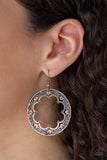 Whimsical Wheelhouse - Copper Earrings - Paparazzi Accessories Earrings Bedazzle Me Pretty Mobile Fashion Boutique