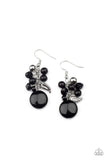 Whimsically Musical - Black Earrings - Paparazzi Accessories Earrings Bedazzle Me Pretty Mobile Fashion Boutique