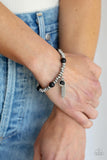 Whimsically Wanderlust - Black Bracelet - Paparazzi Accessories Bracelet Bedazzle Me Pretty Mobile Fashion Boutique