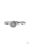 Whimsically Welcoming - Orange Bracelet - Paparazzi Accessories Bracelet Bedazzle Me Pretty Mobile Fashion Boutique