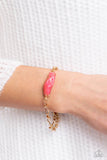 Whimsically Wrapped - Pink Bracelet - Paparazzi Accessories Bracelet Bedazzle Me Pretty Mobile Fashion Boutique