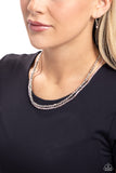 White-Collar Week - Pink Necklace - Paparazzi Accessories Necklace Bedazzle Me Pretty Mobile Fashion Boutique