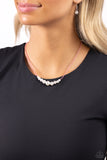 White Collar Whimsy - Pink Necklace - Paparazzi Accessories Necklace Bedazzle Me Pretty Mobile Fashion Boutique