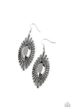 Who Is The FIERCEST Of Them All - Silver Earrings - Paparazzi Accessories Earrings Bedazzle Me Pretty Mobile Fashion Boutique