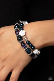 Who ROSE There? - Blue Bracelet - Paparazzi Accessories Bracelet Bedazzle Me Pretty Mobile Fashion Boutique