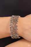 Whose VINE Is It Anyway? - Silver Bracelet - Paparazzi Accessories Bracelet Bedazzle Me Pretty Mobile Fashion Boutique