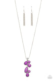 Wild Bunch Flair - Purple Necklace - Paparazzi Accessories Necklace Bedazzle Me Pretty Mobile Fashion Boutique