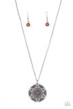 Wild Prairies - Brown Necklace - Paparazzi Accessories Necklace Bedazzle Me Pretty Mobile Fashion Boutique