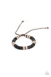 Wild Wanderer - Black Bracelet - Paparazzi Accessories Bracelet Bedazzle Me Pretty Mobile Fashion Boutique