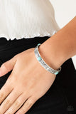 Wild West Story - Blue Bracelet - Paparazzi Accessories Bracelet Bedazzle Me Pretty Mobile Fashion Boutique
