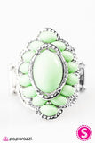 Will You BEAD My Girl? - Green Ring - Paparazzi Accessories Ring Bedazzle Me Pretty Mobile Fashion Boutique