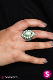 Will You BEAD My Girl? - Green Ring - Paparazzi Accessories Ring Bedazzle Me Pretty Mobile Fashion Boutique