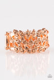 Wine and VINE - Copper Ring - Paparazzi Accessories Ring Bedazzle Me Pretty Mobile Fashion Boutique