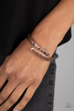 WINGS of Change - Copper Bracelet - Paparazzi Accessories Bracelet Bedazzle Me Pretty Mobile Fashion Boutique