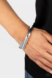 WINGS of Change - Silver Bracelet - Paparazzi Accessories Bracelet Bedazzle Me Pretty Mobile Fashion Boutique