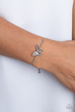 Wings of Wonder - Pink Bracelet - Paparazzi Accessories Bracelet Bedazzle Me Pretty Mobile Fashion Boutique