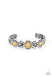 Winslow Walkabout - Yellow Bracelet - Paparazzi Accessories Bracelet Bedazzle Me Pretty Mobile Fashion Boutique
