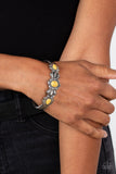 Winslow Walkabout - Yellow Bracelet - Paparazzi Accessories Bracelet Bedazzle Me Pretty Mobile Fashion Boutique