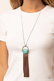 Winslow Wanderer - Blue Necklace - Paparazzi Accessories Necklace FS-Bedazzle Me Pretty Mobile Fashion Boutique