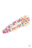 Wish Upon a Sequin - Multi Hair Clip - Paparazzi Accessories Hair Clip Bedazzle Me Pretty Mobile Fashion Boutique